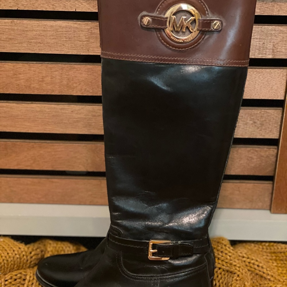 Michael Kors Stockard Leather Boots